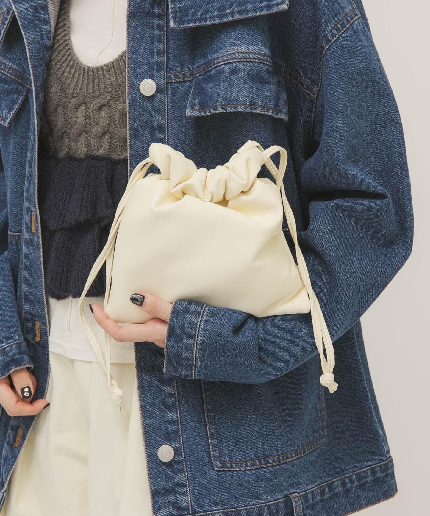 褶皺設計 mini BAG 小包