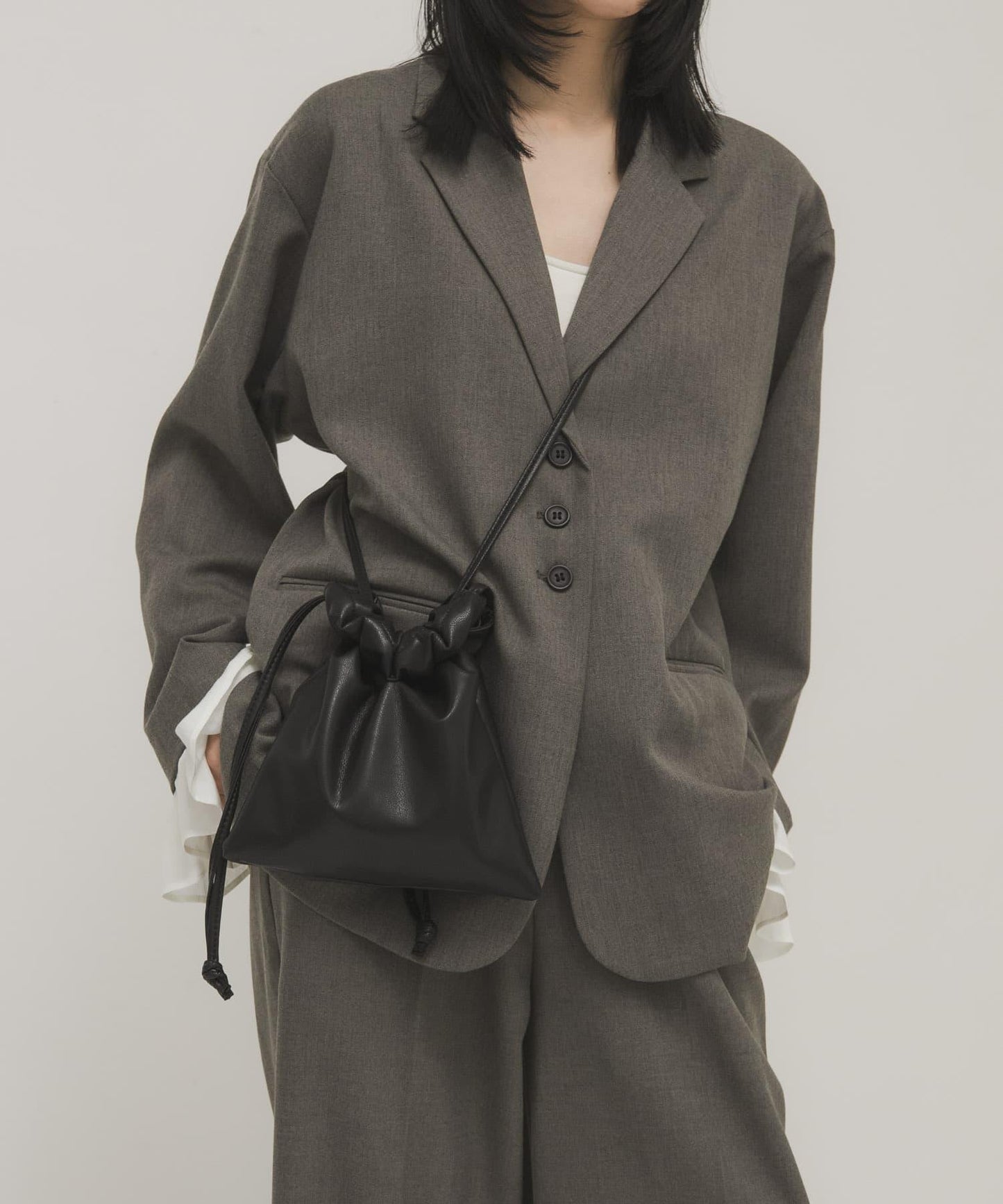 褶皺設計 mini BAG 小包