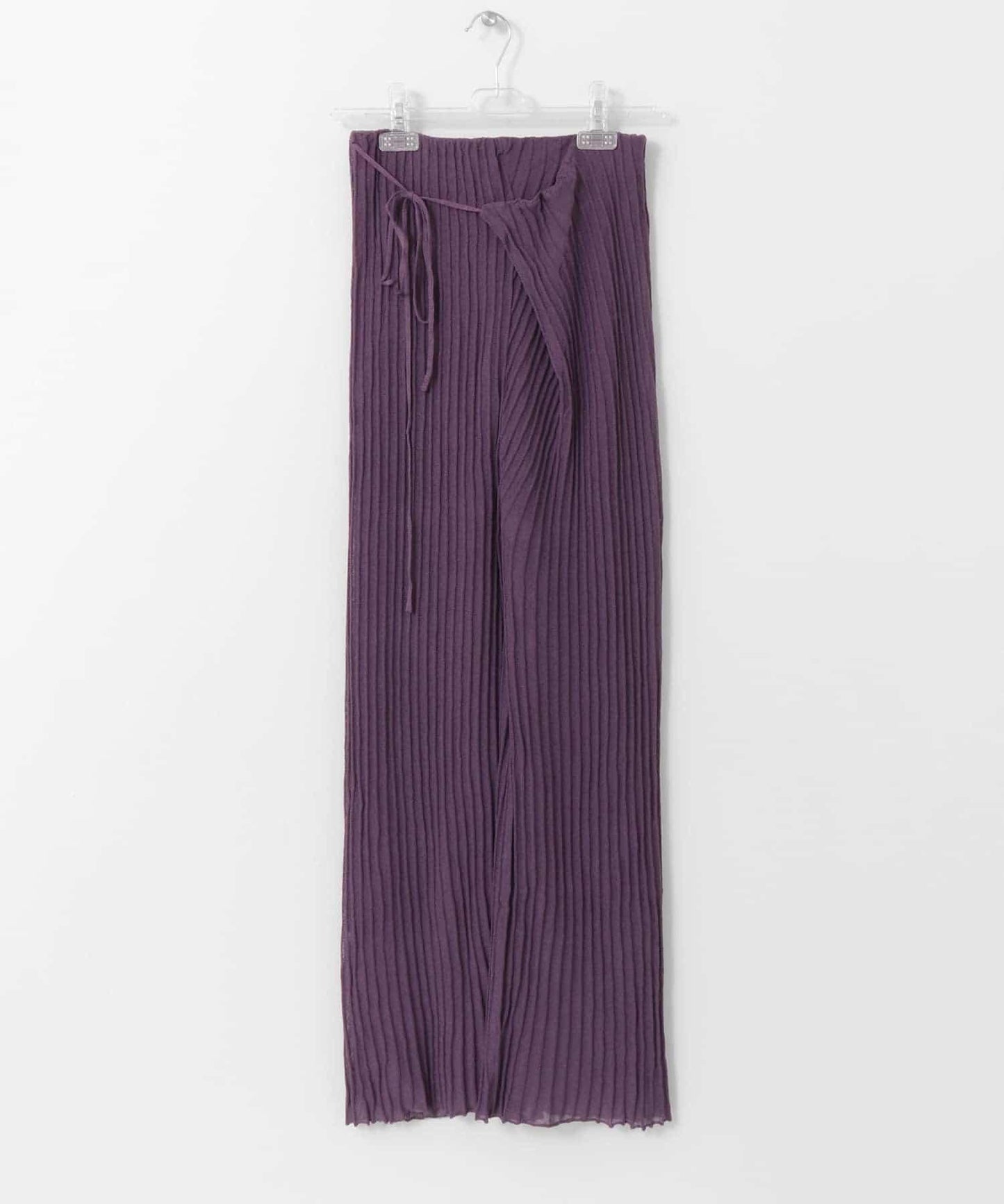 裹身設計 WRAP KNIT RIB 針織羅紋 褲子