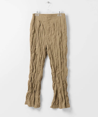 褶皺開叉褲 WRINKLES SLIT PANTS