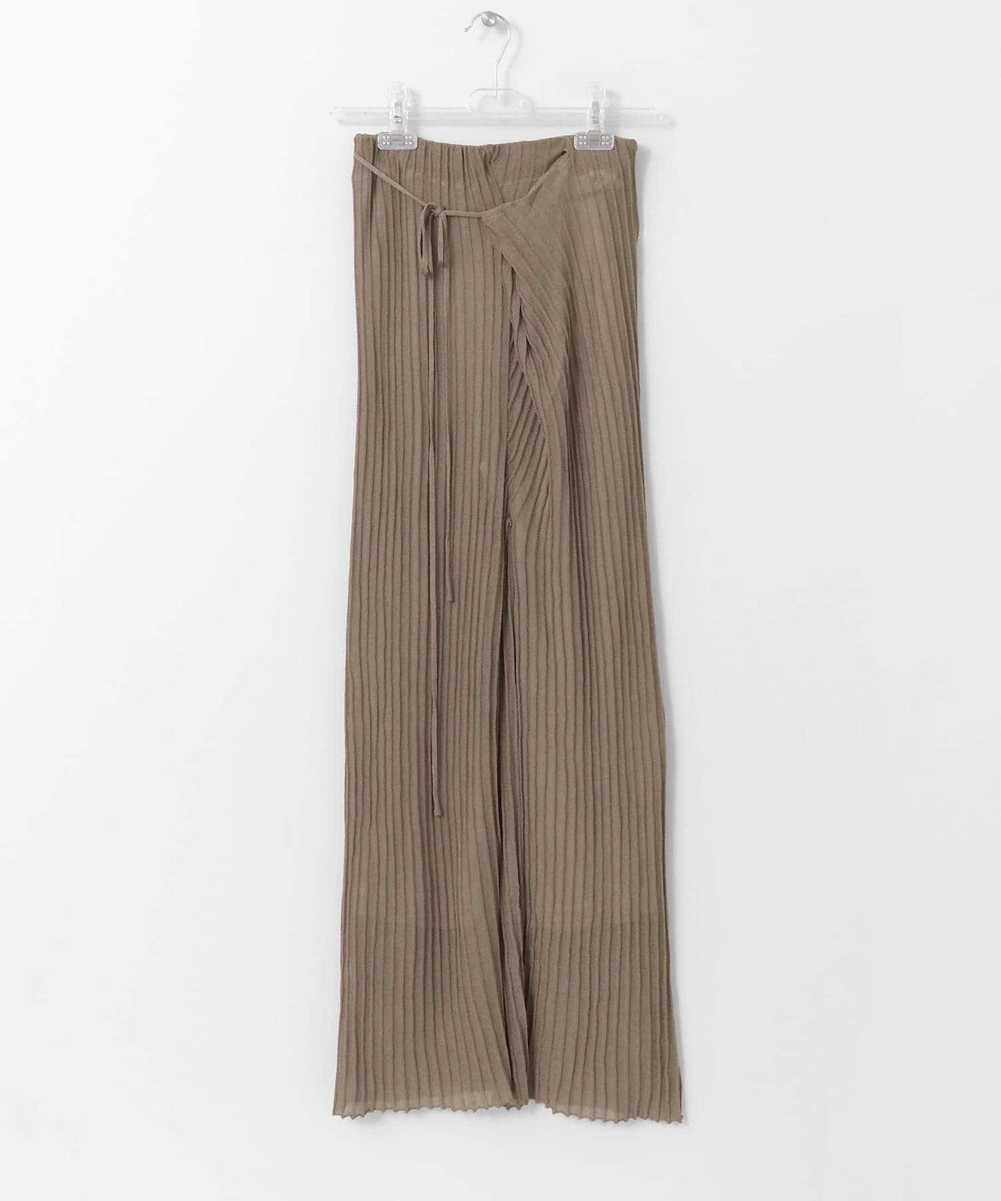 裹身設計 WRAP KNIT RIB 針織羅紋 褲子