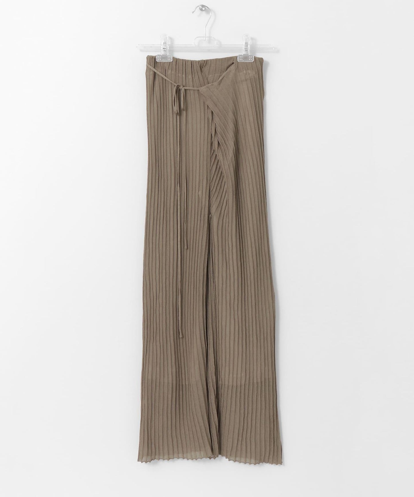 裹身設計 WRAP KNIT RIB 針織羅紋 褲子