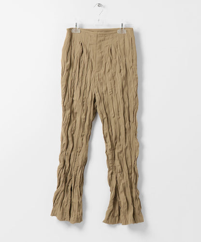 褶皺開叉褲 WRINKLES SLIT PANTS