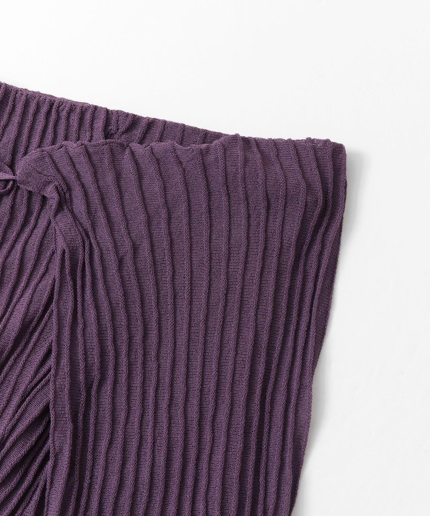 裹身設計 WRAP KNIT RIB 針織羅紋 褲子