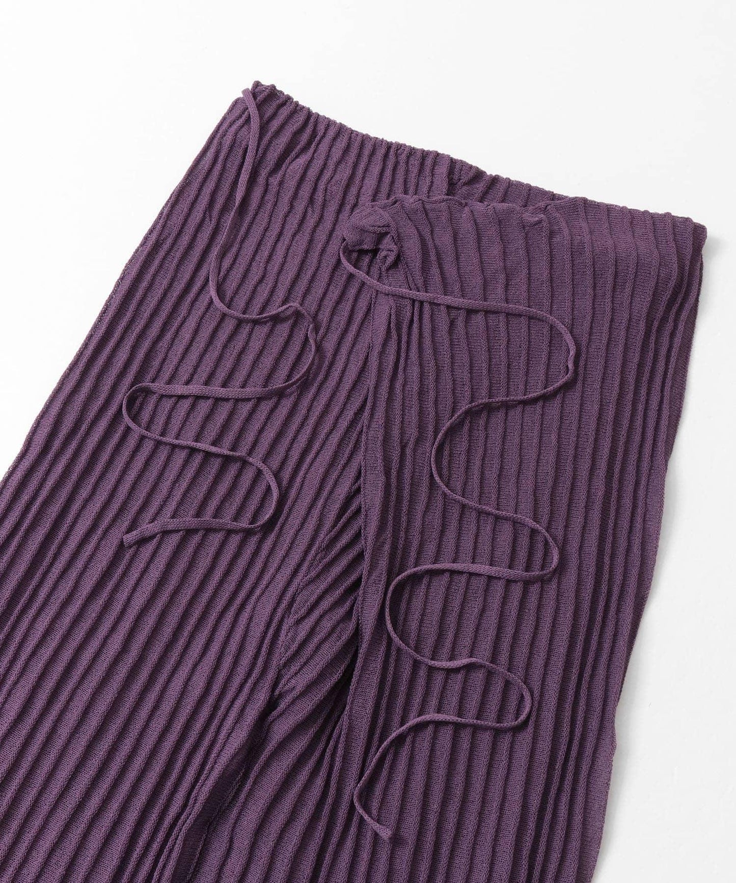 裹身設計 WRAP KNIT RIB 針織羅紋 褲子