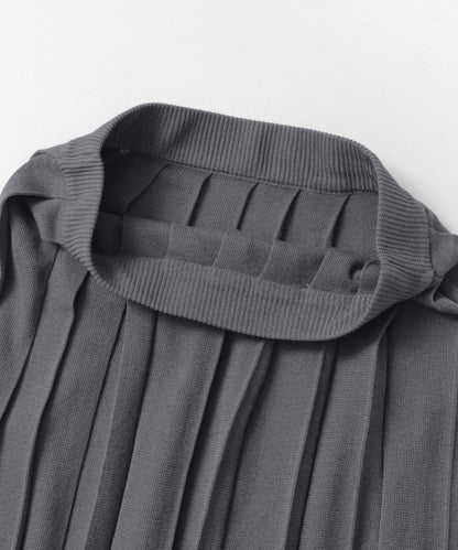 knit pleats skirt 半身裙