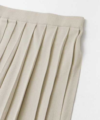knit pleats skirt 半身裙