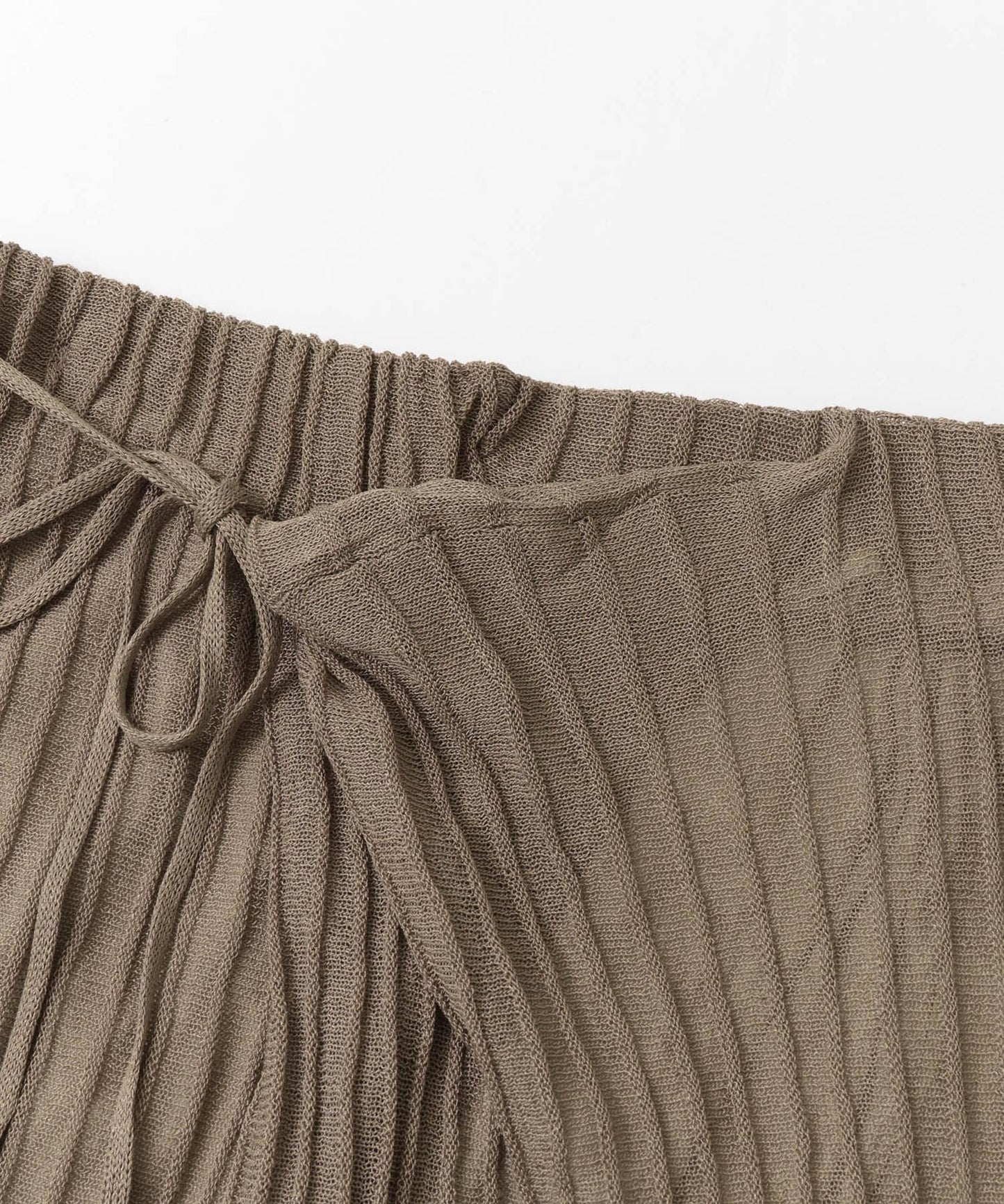 裹身設計 WRAP KNIT RIB 針織羅紋 褲子