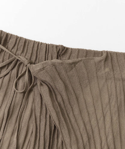 裹身設計 WRAP KNIT RIB 針織羅紋 褲子