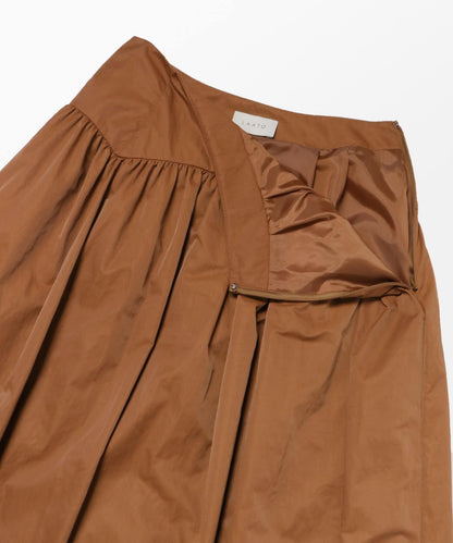 褶皺傘擺半身裙 GATHER FLARE SKIRT