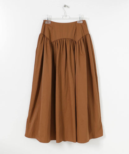 褶皺傘擺半身裙 GATHER FLARE SKIRT