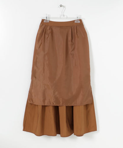 褶皺傘擺半身裙 GATHER FLARE SKIRT