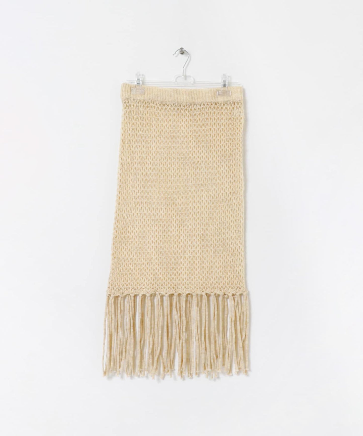 fringe mesh 設計 半身裙