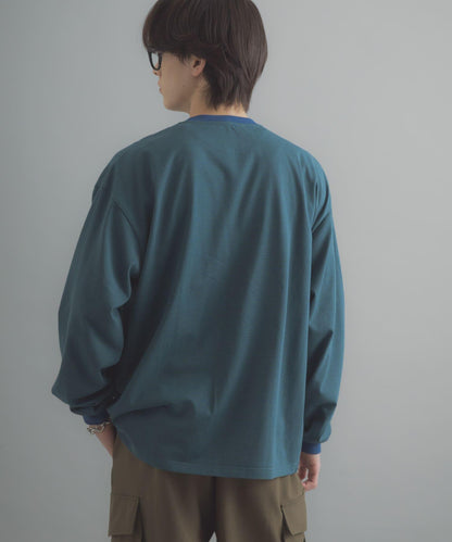細條紋長袖T恤