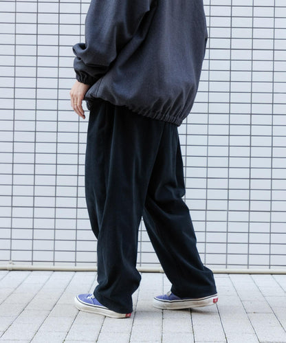 Dad簡約燈芯絨寬鬆長褲