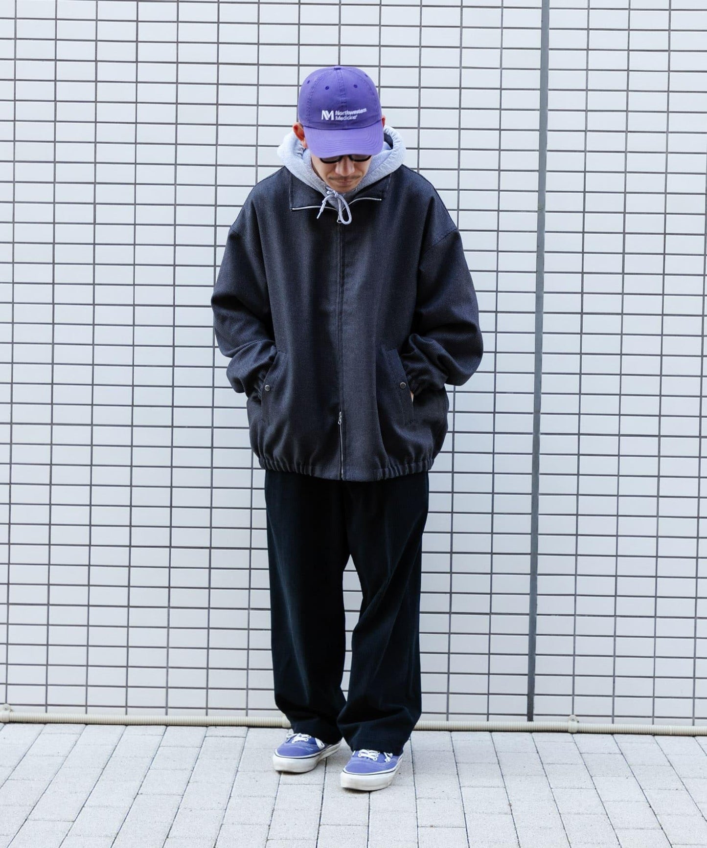 Dad簡約燈芯絨寬鬆長褲