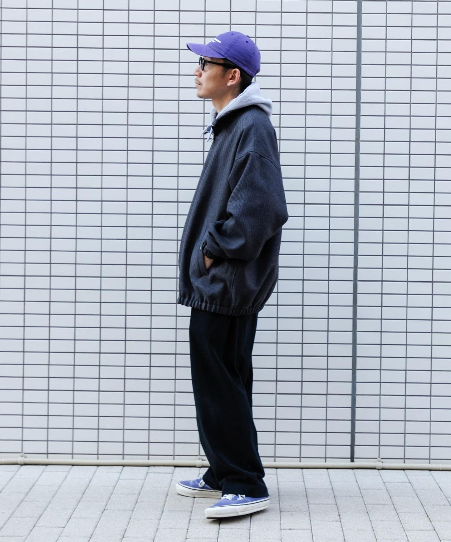 Dad簡約燈芯絨寬鬆長褲