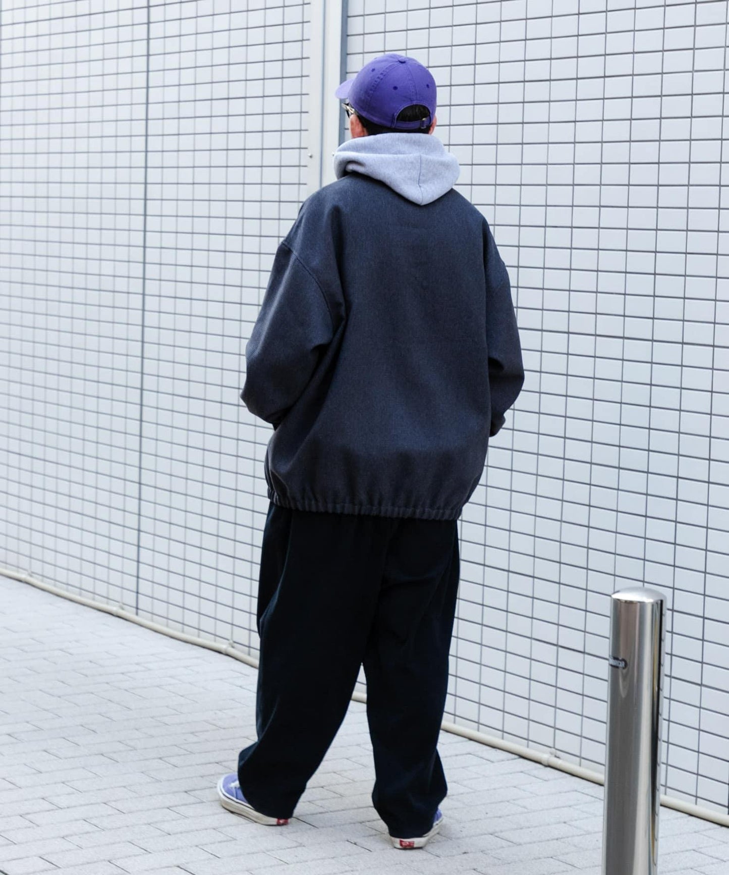 Dad簡約燈芯絨寬鬆長褲
