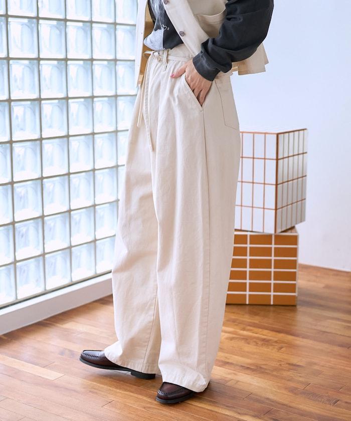 繫帶休閒褲