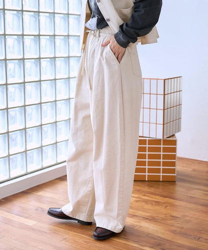 繫帶休閒褲