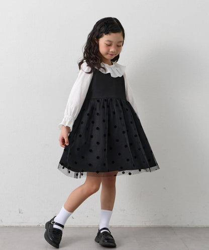 KIDS 禮儀荷葉領 襯衫