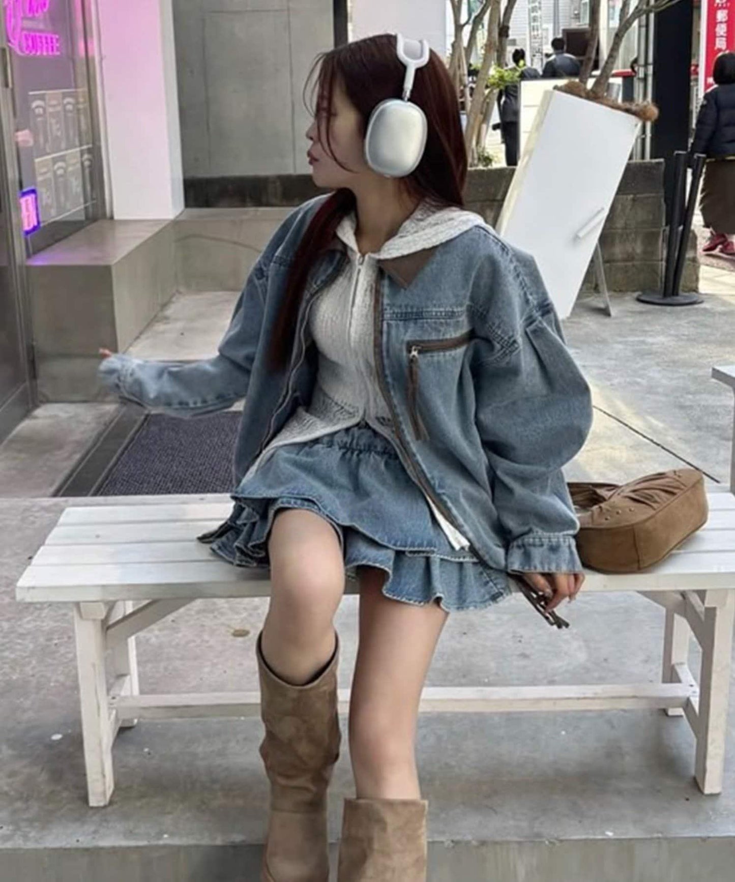 層疊迷你半身裙