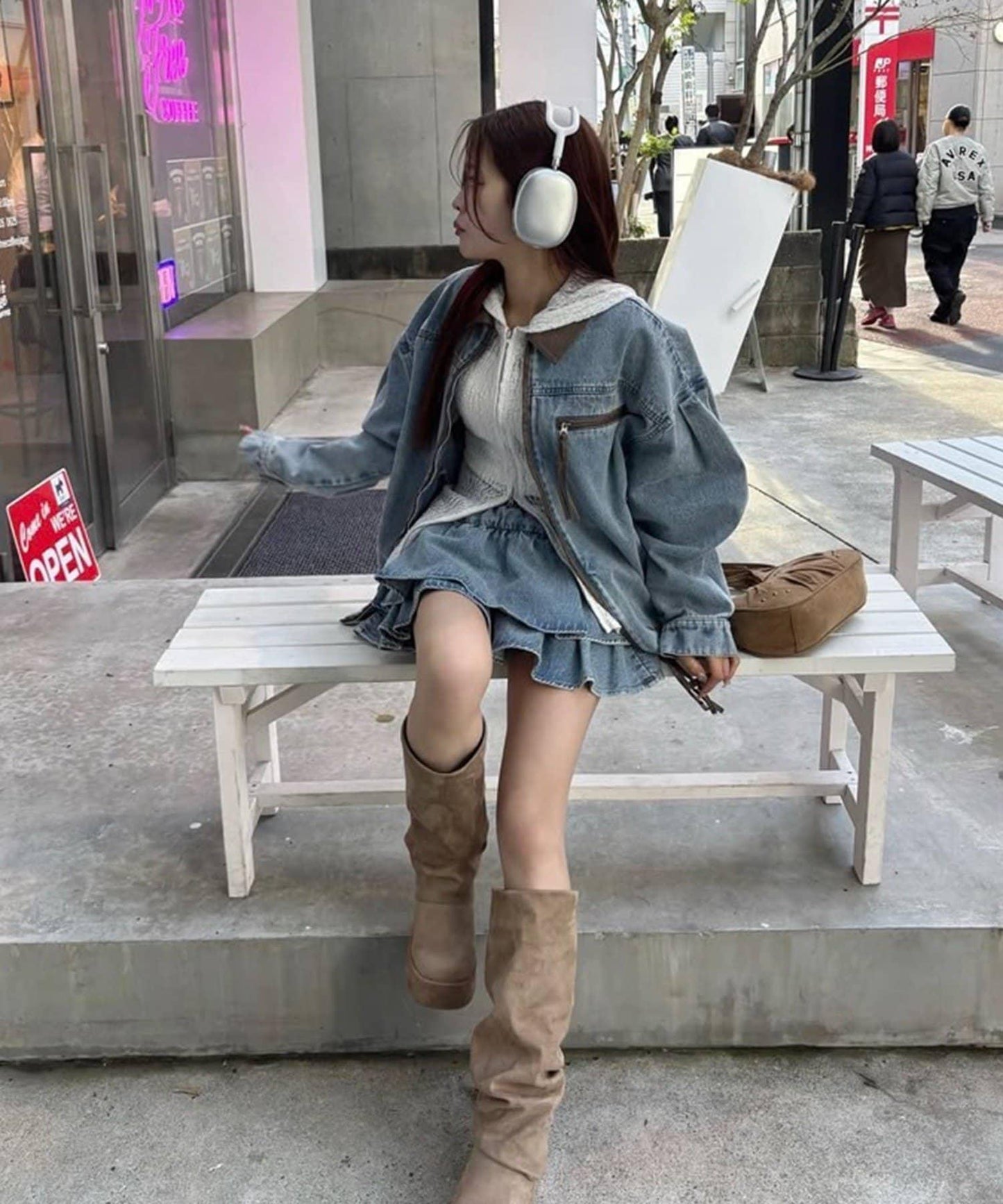 層疊迷你半身裙