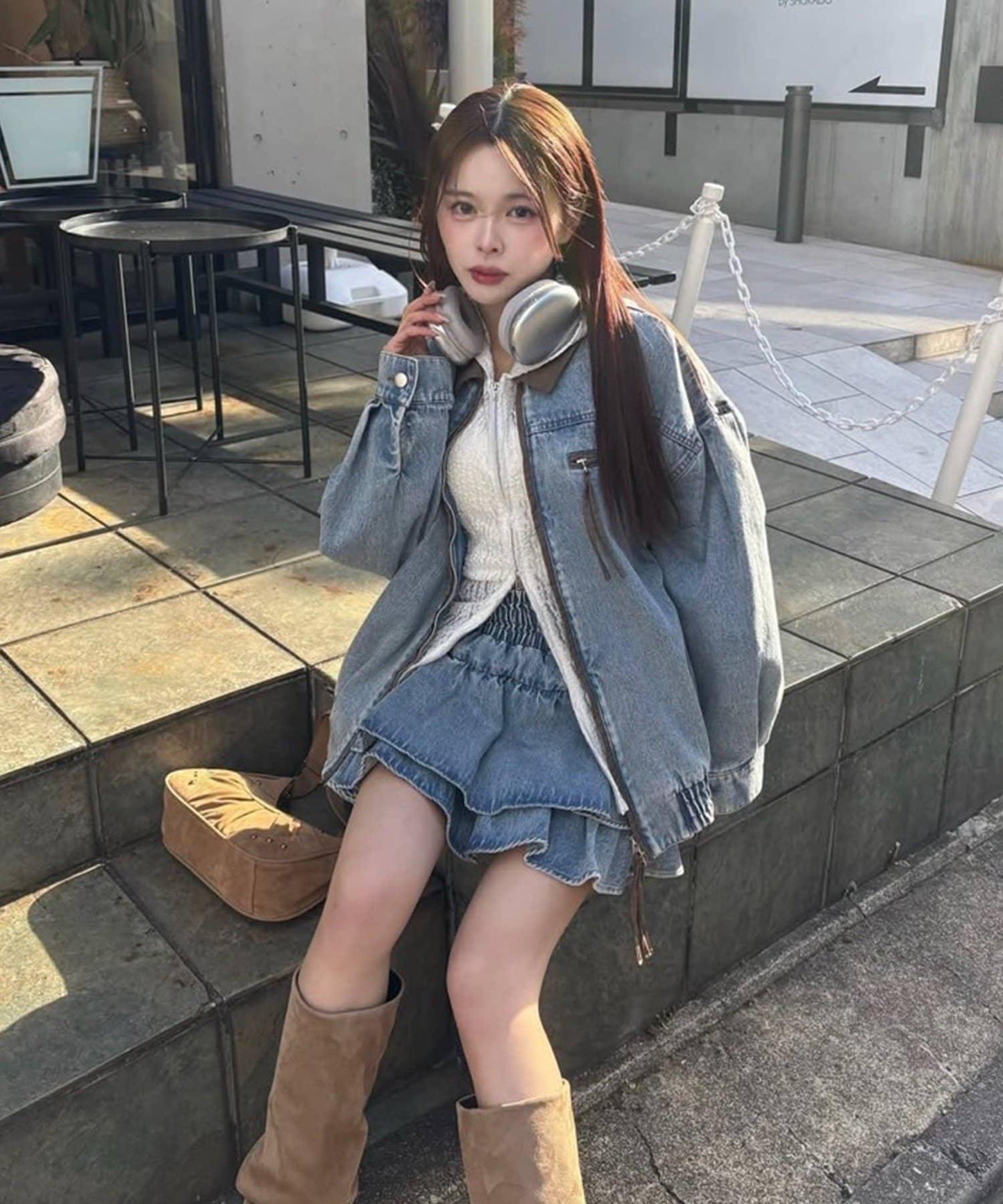 層疊迷你半身裙