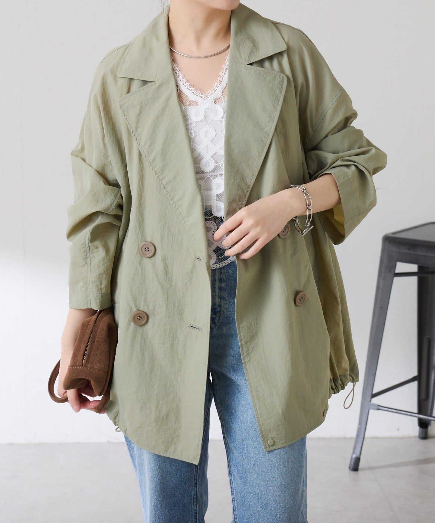 輕量200g Air Nylon 中長款風衣