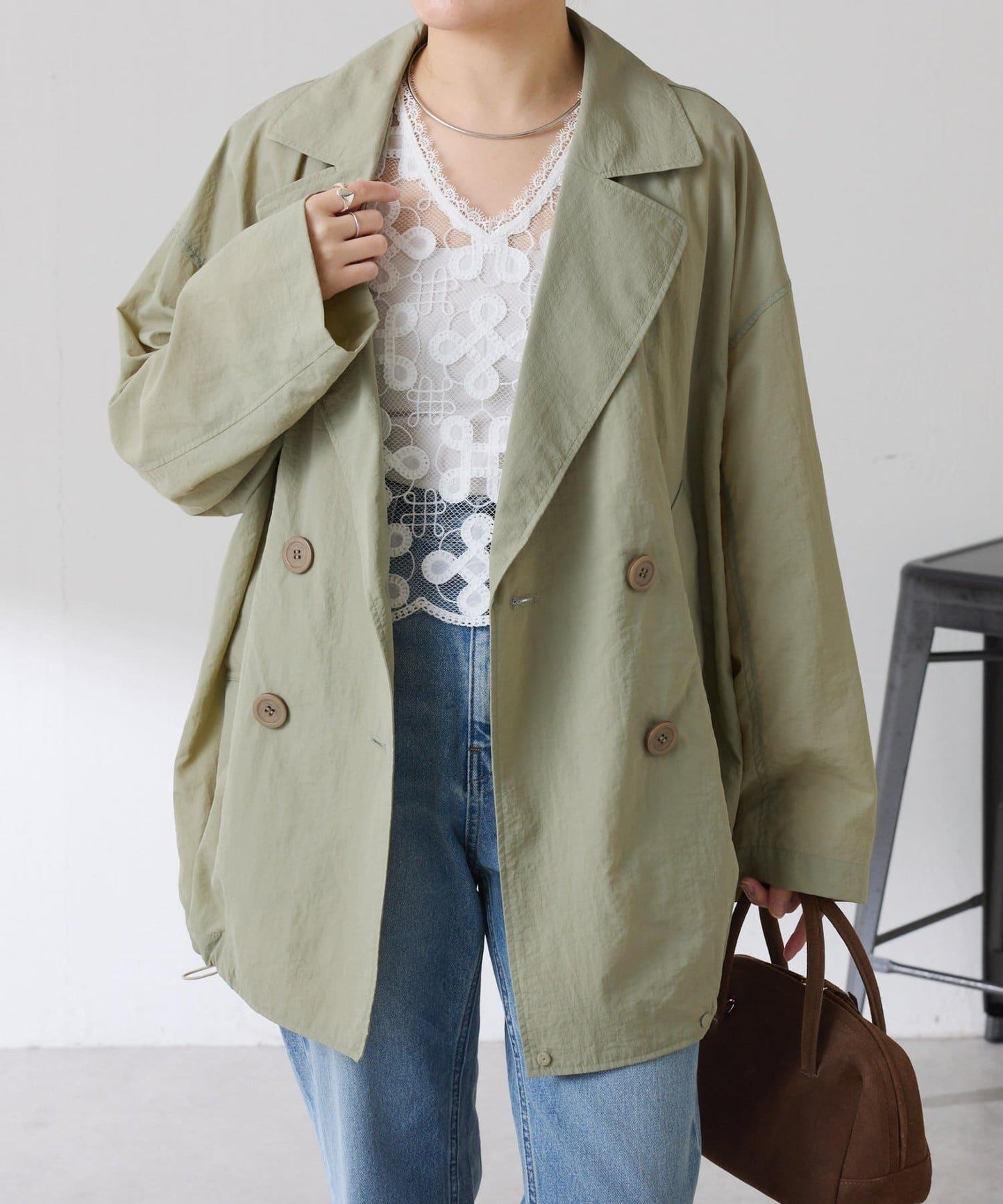 輕量200g Air Nylon 中長款風衣