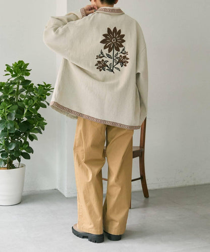 ear PAPILLONNER 花卉刺繡 夾克 SUM1 STYLE