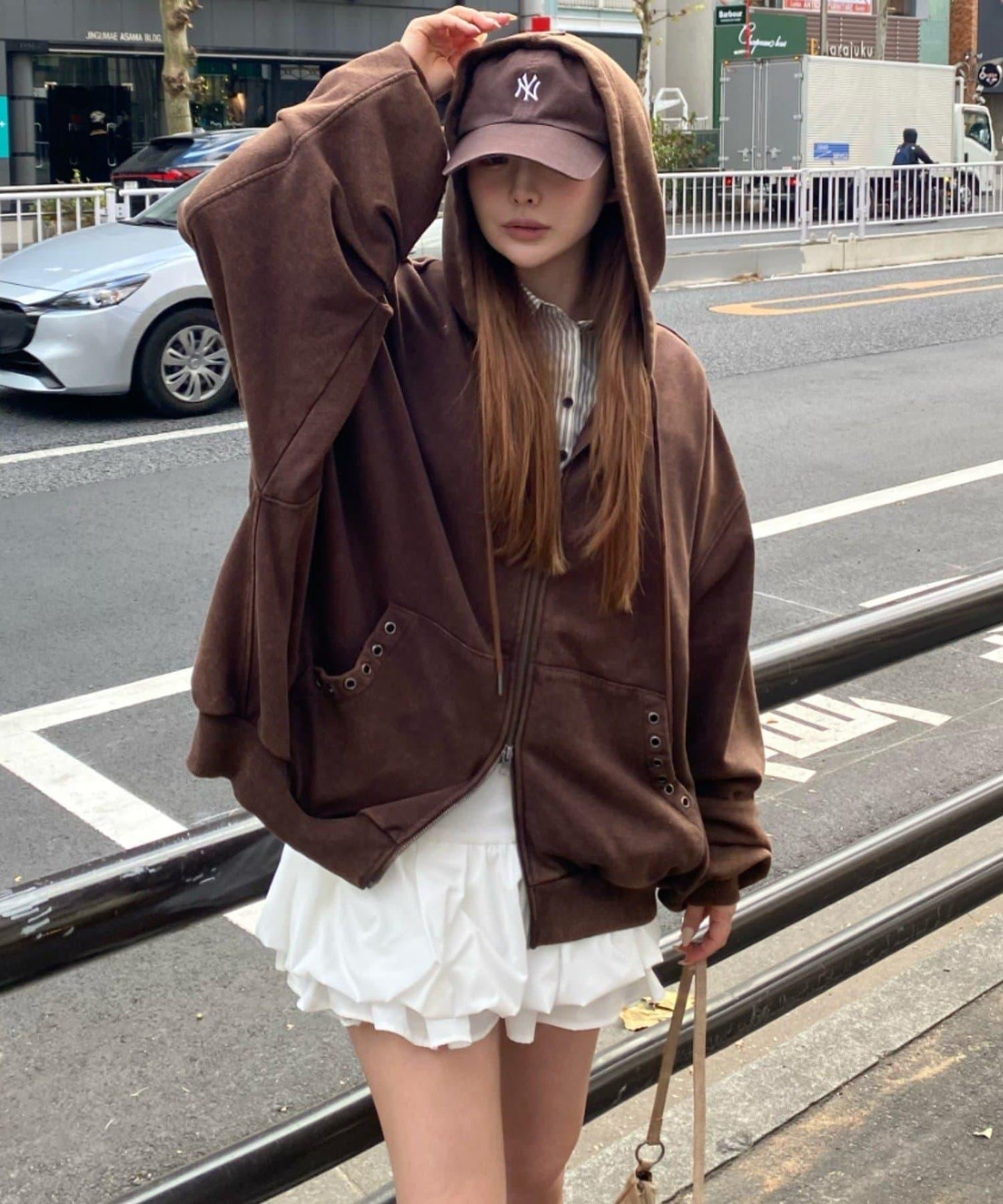 層疊氣球廓形半身裙