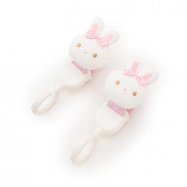 メゾピアノママ 兔子掛飾 嬰兒車掛鉤