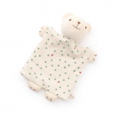 四葉草迷你熊造型 有機材質 日本製 手偶