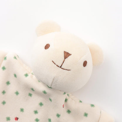 四葉草迷你熊造型 有機材質 日本製 手偶