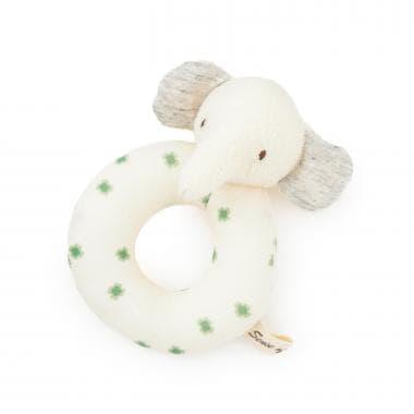 有機 日本製 BASIC 大象造型 環形搖鈴