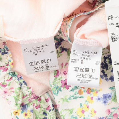 日本製 花卉圖案 嬰兒連體服