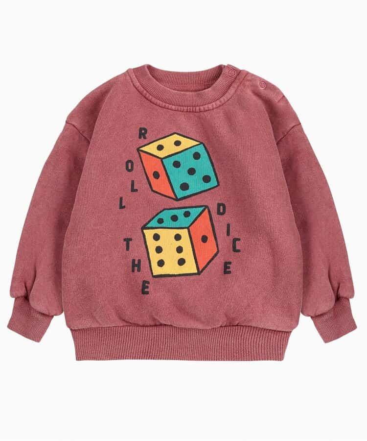 Roll The Dice 字母印花 休閒衛衣 嬰童款