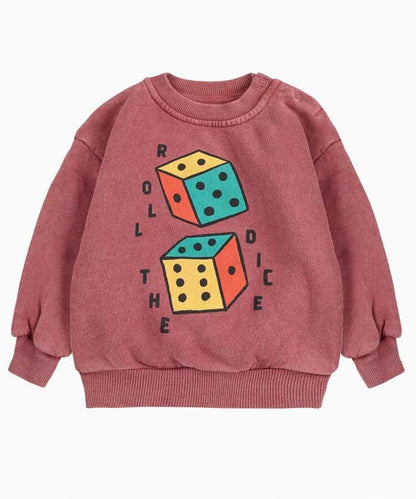 Roll The Dice 字母印花 休閒衛衣 嬰童款