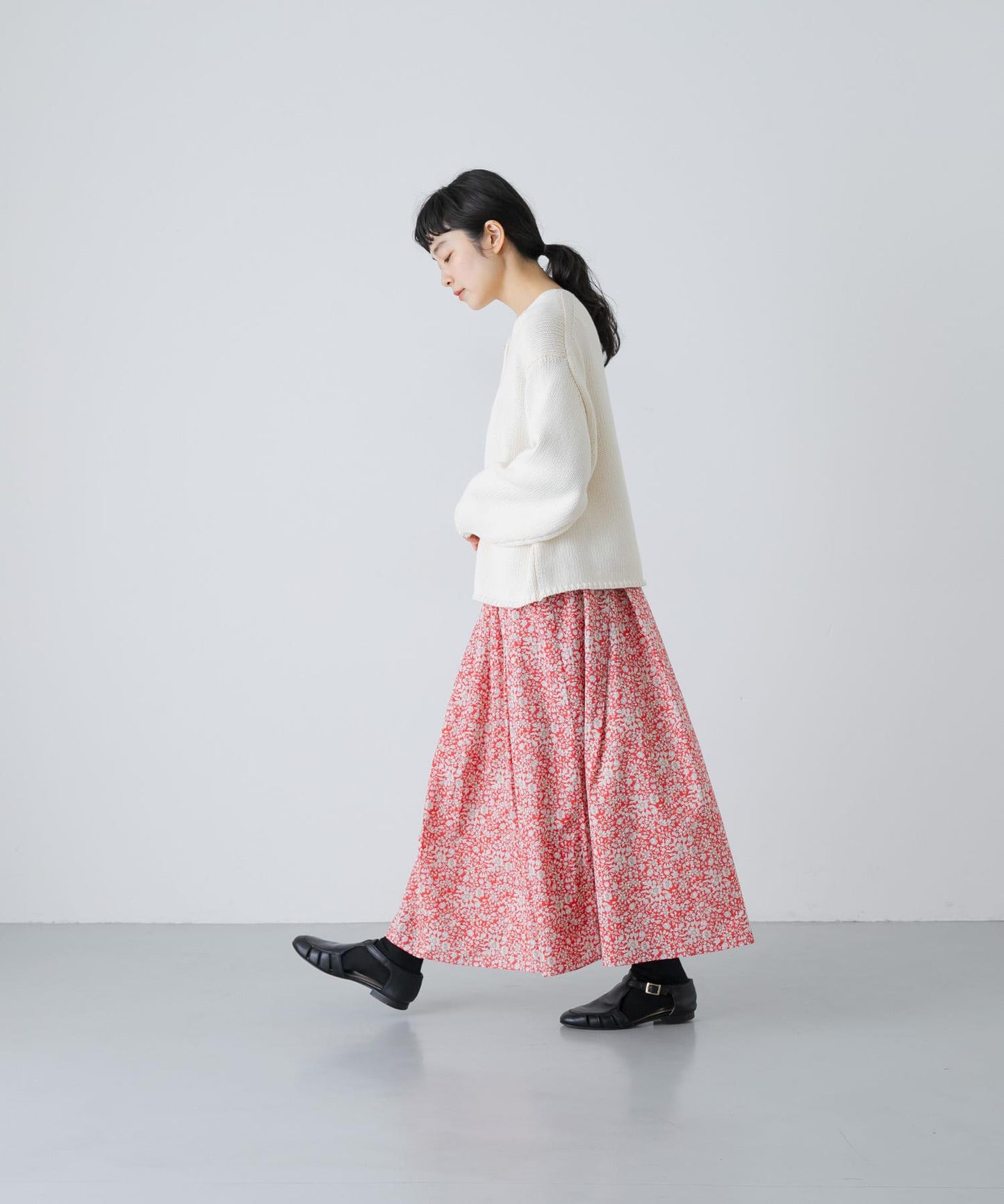 Liberty印花半身裙