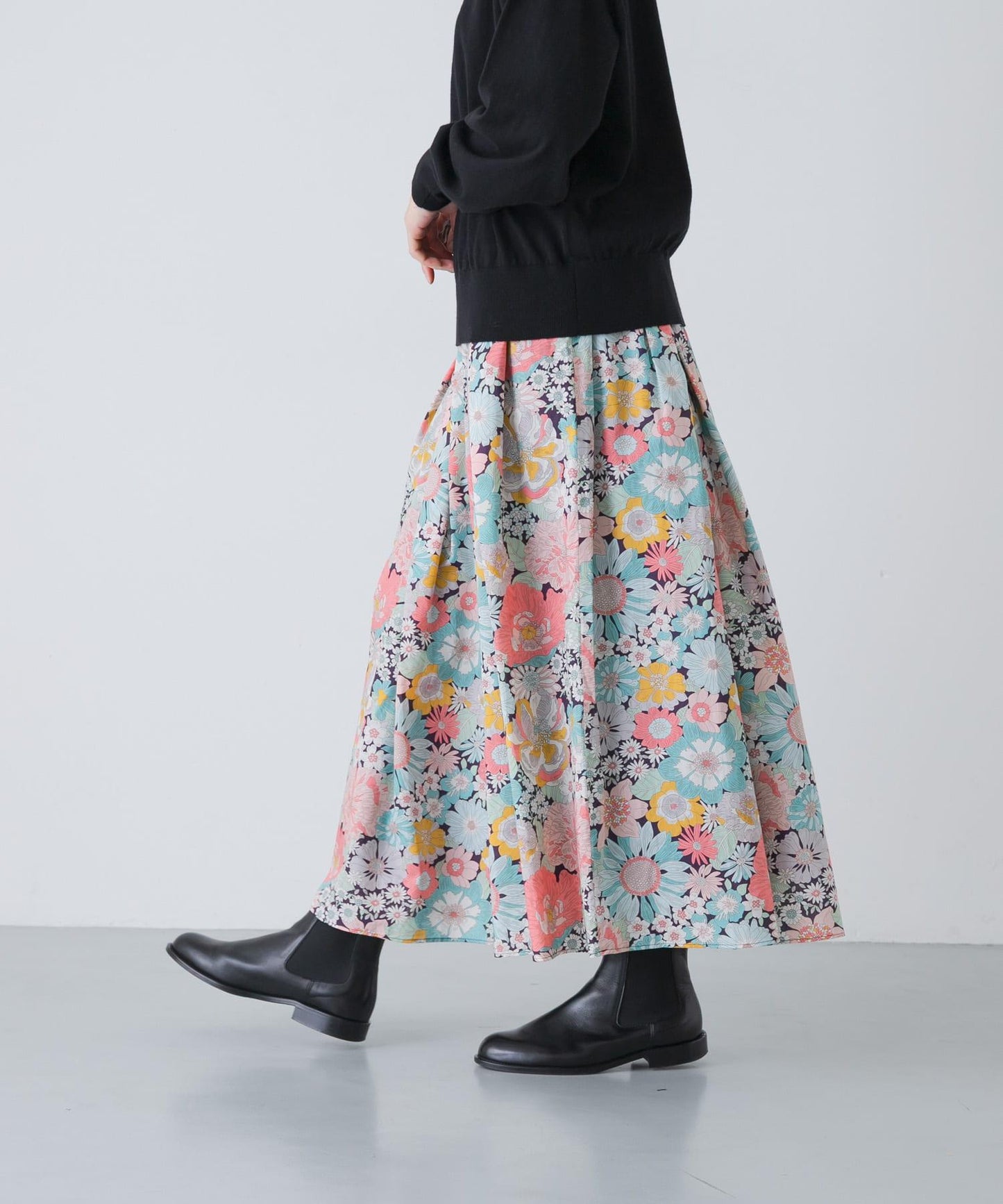 Liberty印花半身裙