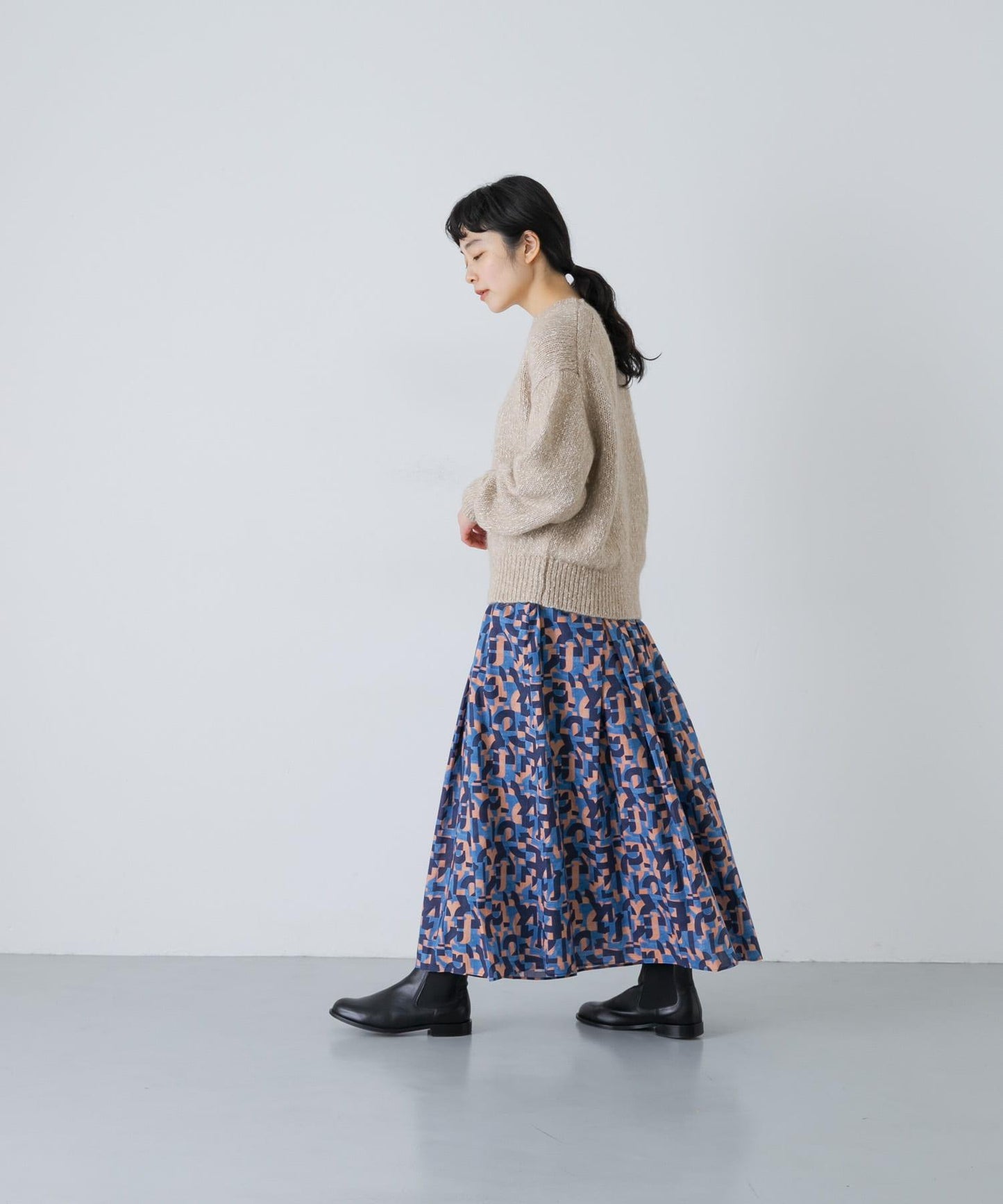 Liberty印花半身裙