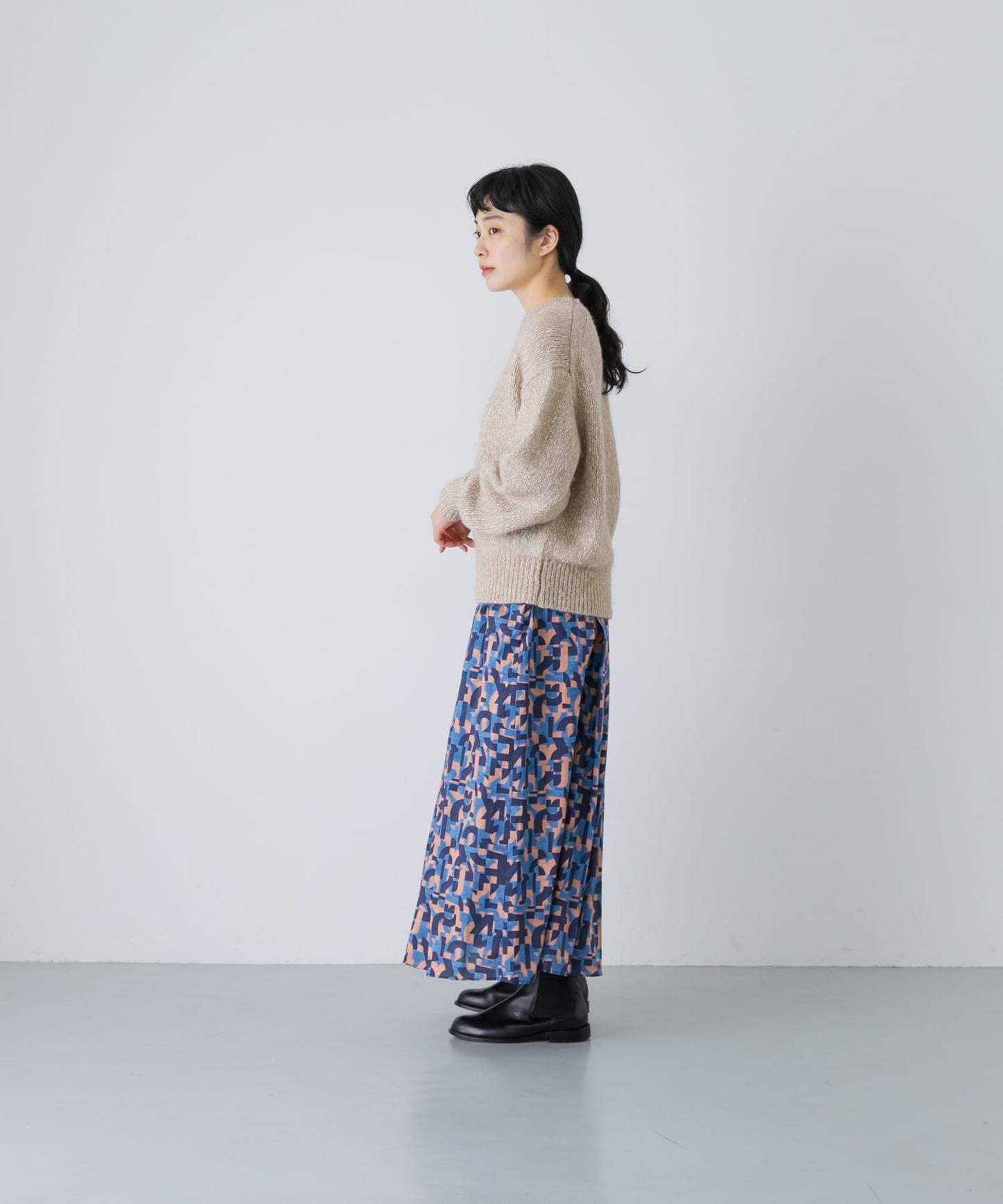 Liberty印花半身裙