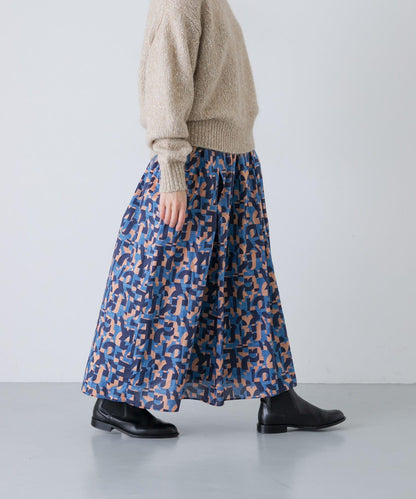 Liberty印花半身裙