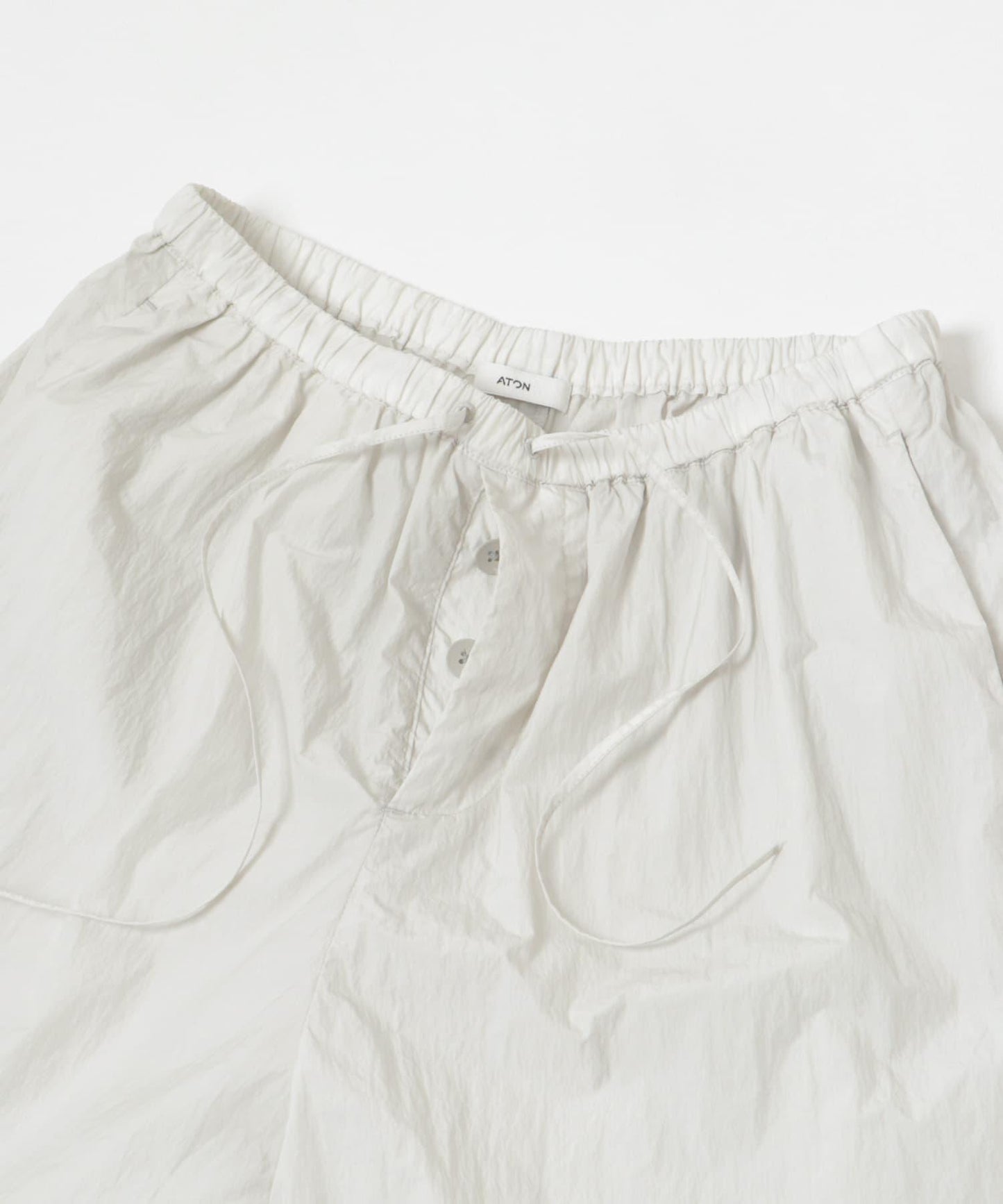 ATON HAND DYED NYLON OVER PANTS 褲子