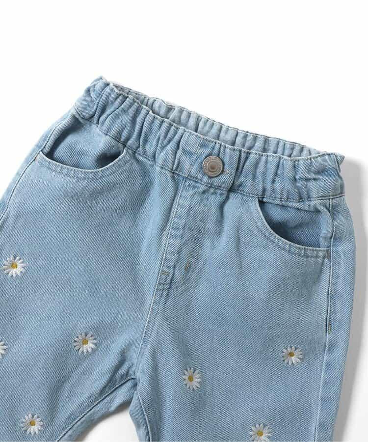 心形雛菊刺繡 褲子