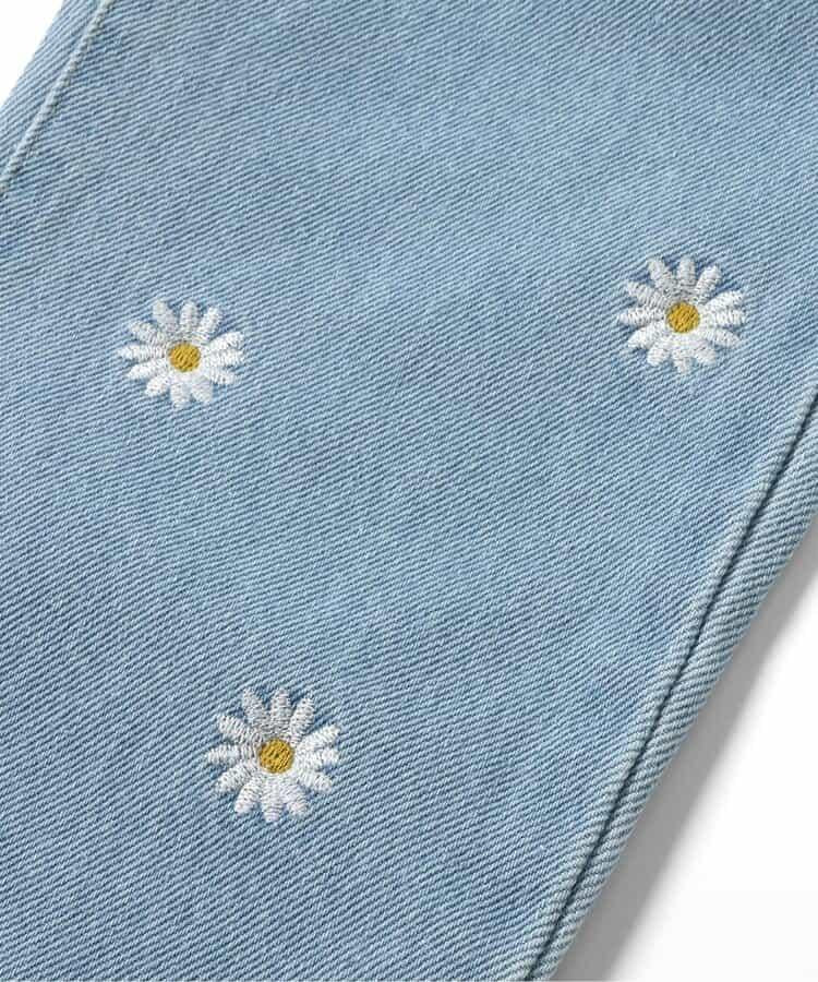 心形雛菊刺繡 褲子