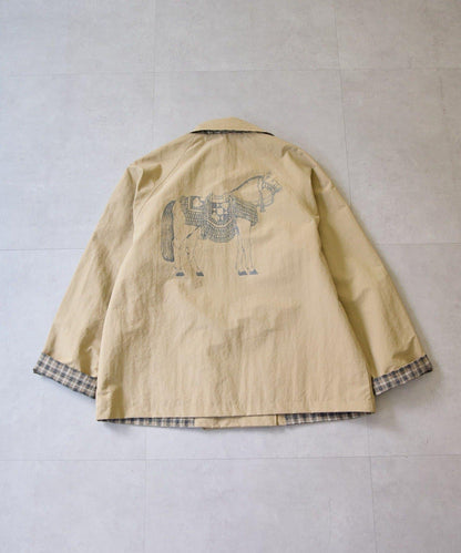 sampo×ear 聯名 可雙面穿 半大衣