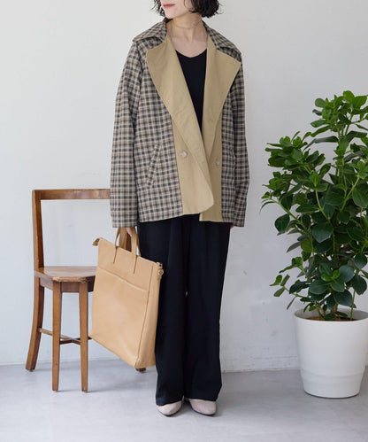 sampo×ear 聯名 可雙面穿 半大衣