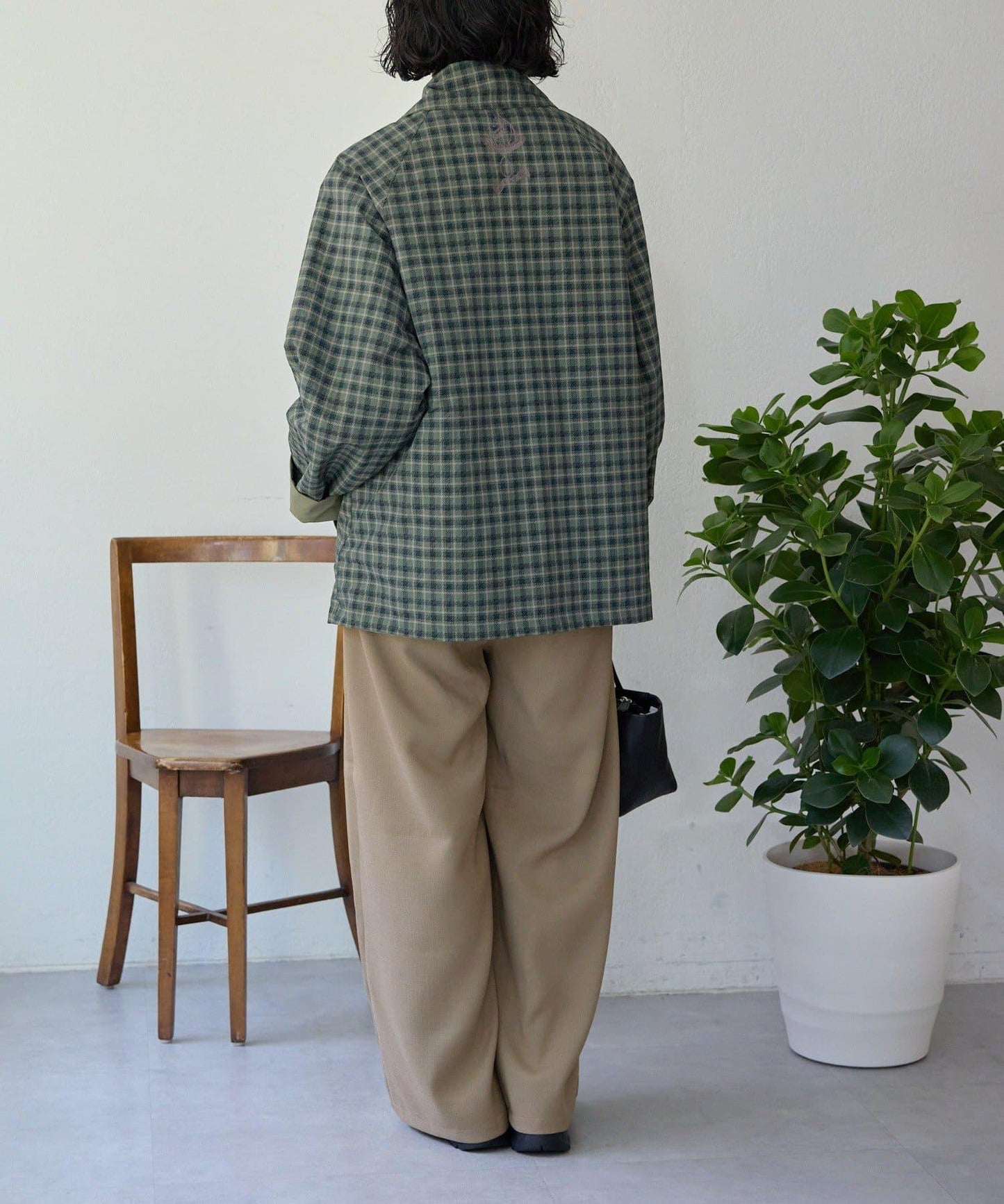 sampo×ear 聯名 可雙面穿 半大衣